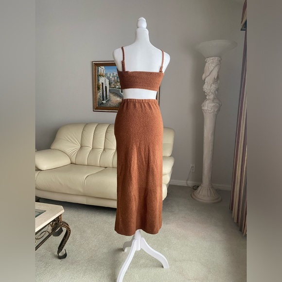 Lulu’s Opening Night Olive Green Cutout Bodycon Maxi Dress size S - Picture 4 of 7